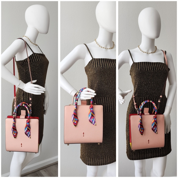 Auth Christian Louboutin Paloma Small Tote Bag - Picture 3 of 12